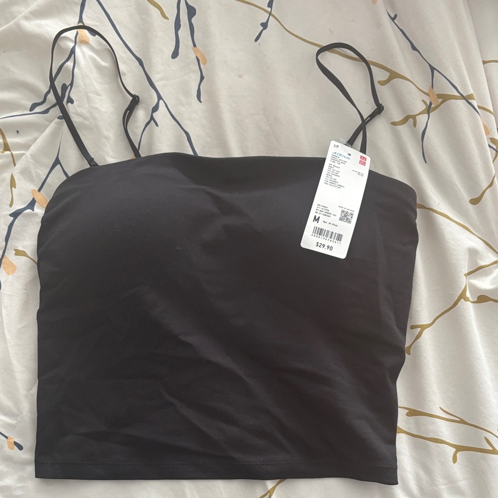 Uniqlo Black Airism Tube Top